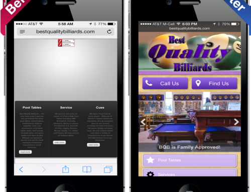 Best Quality Billiards Web Design Reference